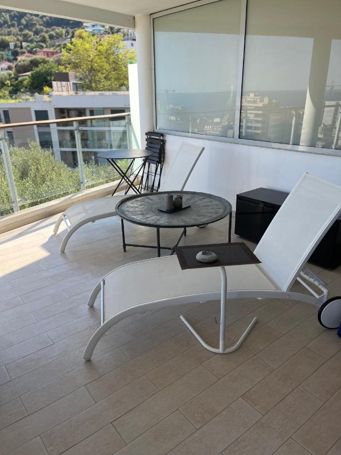 Grand 3 Pieces Avec Terrasse Vue Mer Tout Confort Beausoleil Buitenkant foto